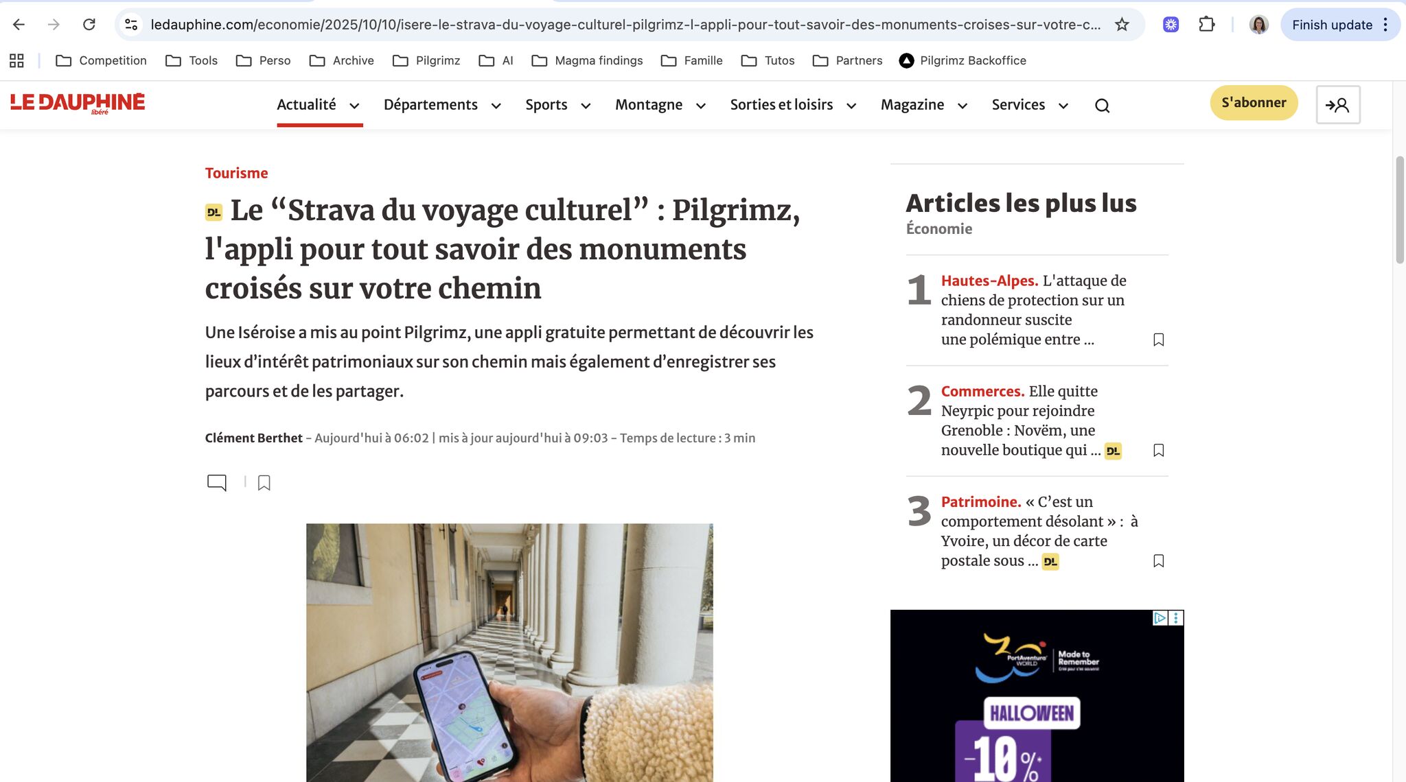 Le Dauphiné Libéré parle de Pilgrimz